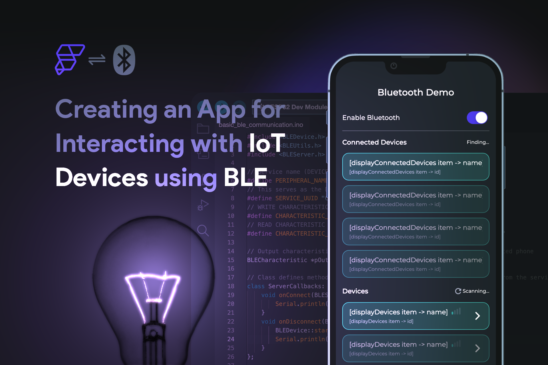 Creating an App for Interacting with IoT Devices using BLE and FlutterFlow